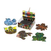 MELISSA & DOUG MINI WYDRAPYWANKI NATURA 125 SZT