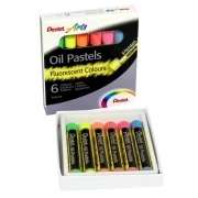 PENTEL PASTELE OLEJNE ARTS 6 KOL FLUORESCENCYJNYCH