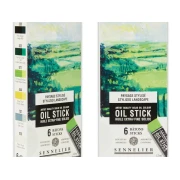 SENNELIER OIL STICK 6 SZT MINI 12 ML STYLIZED LAND