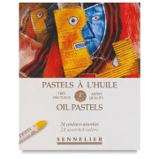 Sennelier Pastele Olejne Zestaw 24 kolory Assorted