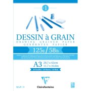 SZKICOWNIK DESSIN A GRAIN 125G 40 ARK. A3 CLAIREFONTAINE